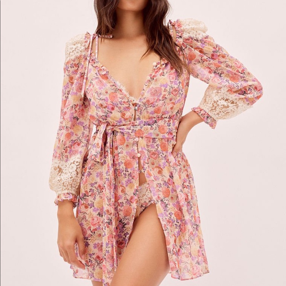 For Love and Lemon gardenia dress